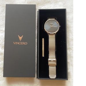 The Eros Mesh - Silver + Turkish Blue Watch